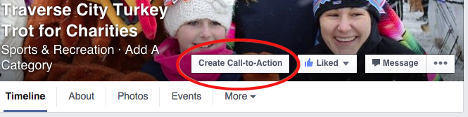 Call to action buttons